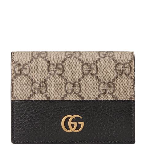 gucci icon gg interlocking wallet|Gucci marmont wallet small.